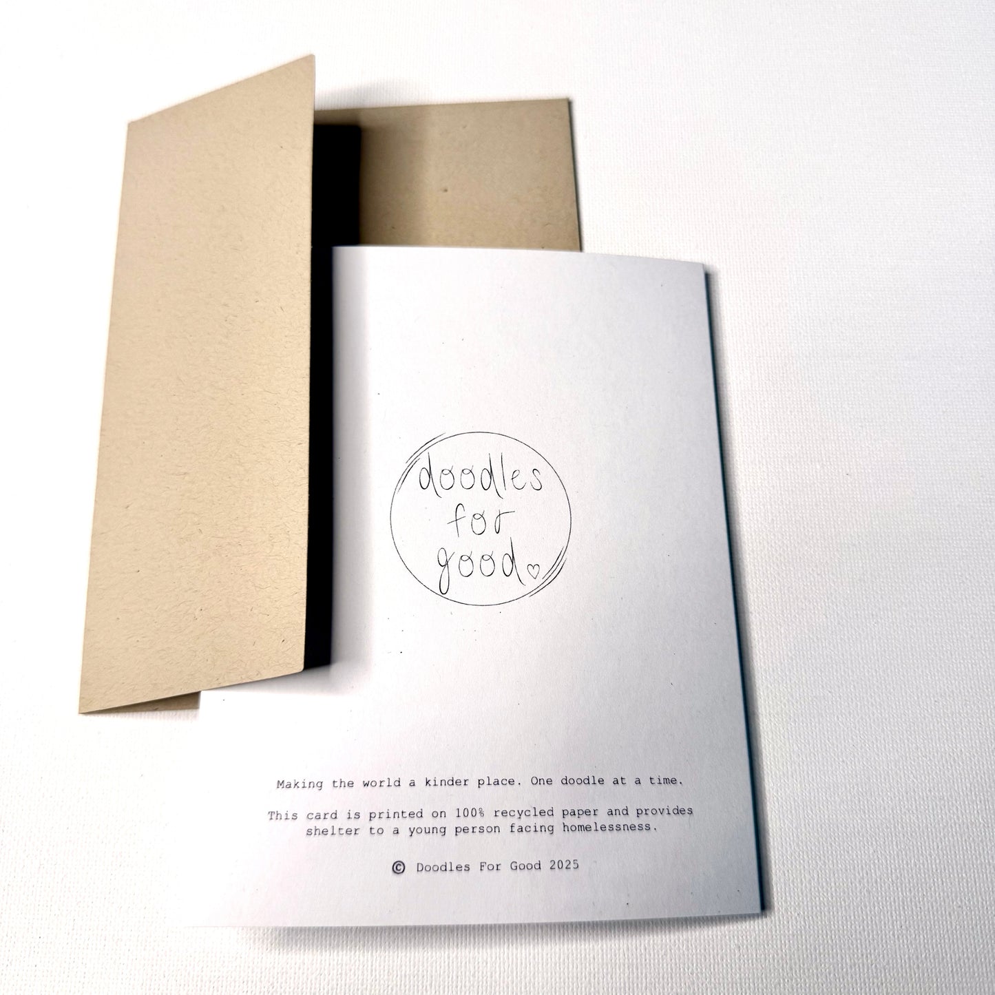 the JUST BECAUSE I LOVE YOU card